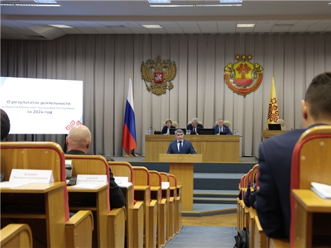 Олег Николаев представил результаты деятельности Правительства Чувашской Республики за 2024 год