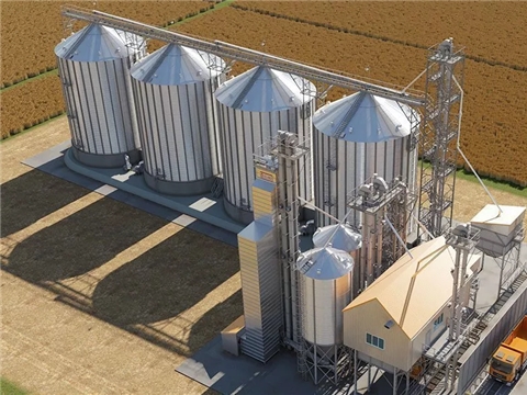 Строительство 2 складов для хранения зерна с сушильным комплексом, ООО  "Канаш-Агро"