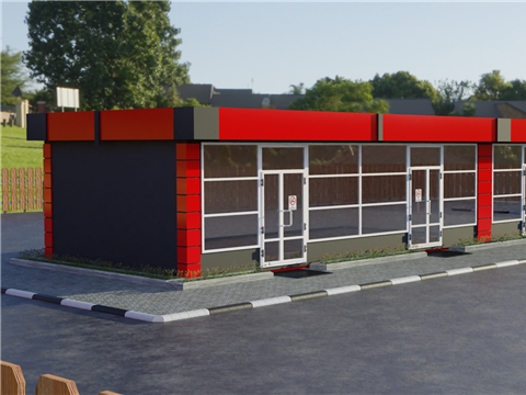 Установка типовых павильонов на территории существующей ярмарки в п. Урмары Урмарского муниципального округа Чувашской Республики