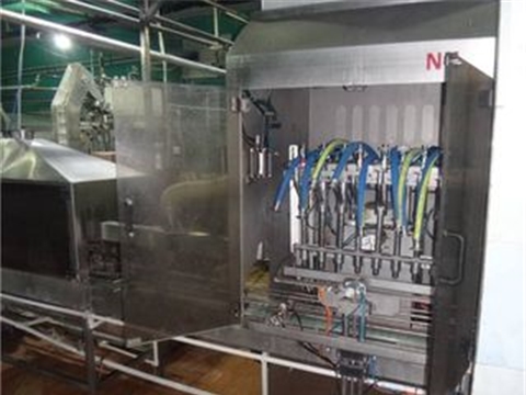 Линия розлива молочной продукции в картонные коробки
